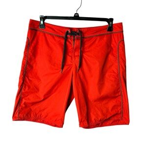 Aether Swim Board Shorts Red 33